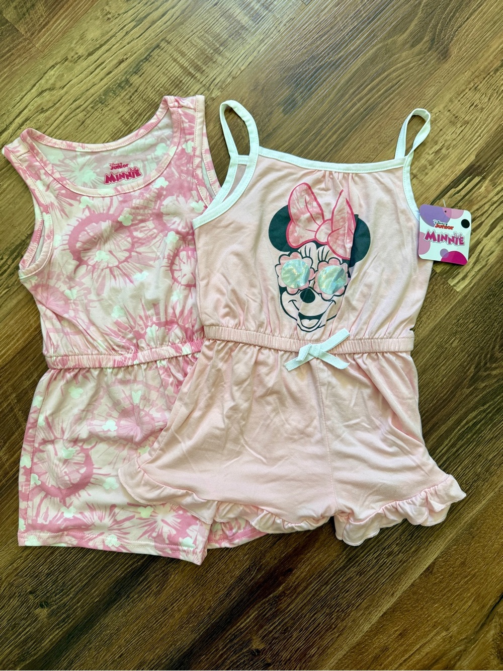 *Brand New* Disney Minnie Mouse Pink Romper Set of 2 - Girls size 5